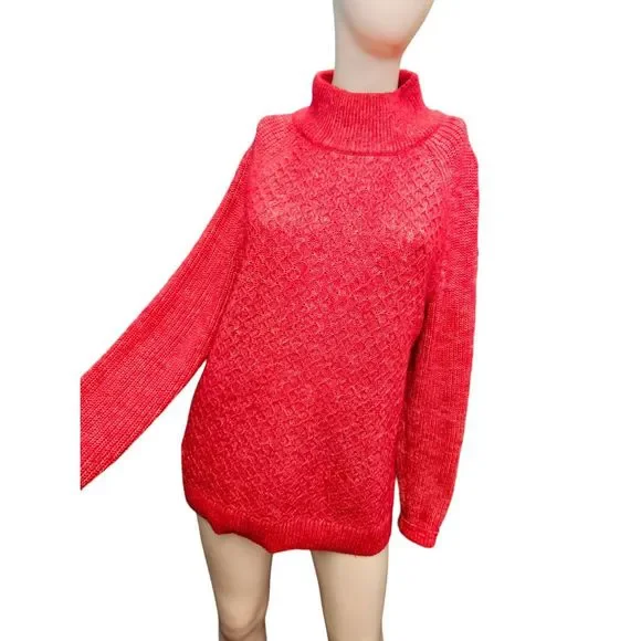 Talbots Pink Textured Sweater size Large Womens Fall Winter - Picture 2 of 9